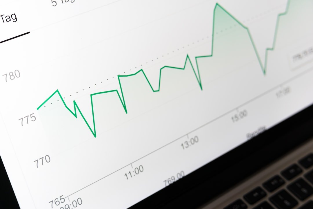 Photo Stock market graph