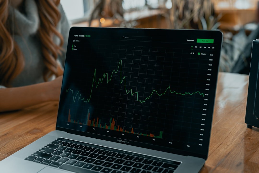 Photo Stock market graph