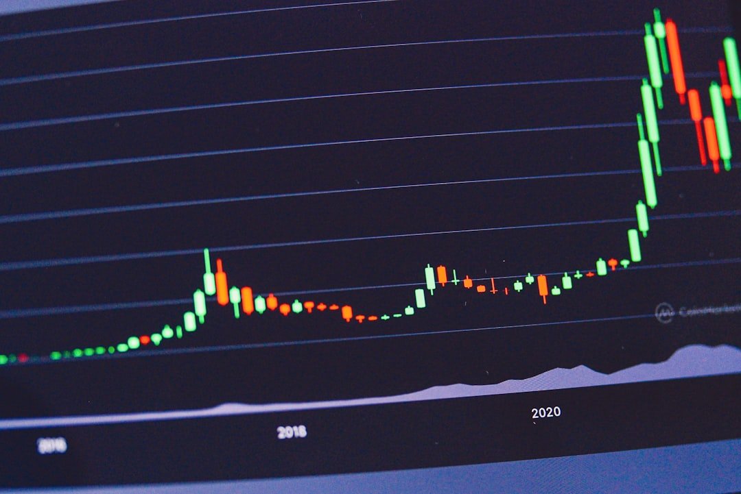 Photo Stock market graph